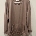 Taupe Long Sleeve Sweatshirt Size XL by You & Me Brown Photo 0