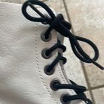 Dr. Martens  1460 Pascal Max Optical White Pisa Leather Platform Boots Photo 13