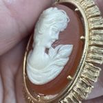 Cameo Old Vintage Costume  Pendant Necklace Charm No Chain Photo 4