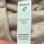 Apana  Funnel Neck Long Sleeve Soft Pink Sweatshirt Size S Photo 4