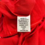 Farm Rio NWT  Linen Blend Sleeveless Halter Wide Leg Jumpsuit Sz M Red Photo 13