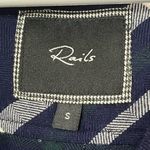 Rails  Hunter Night Forest Plaid Shirt Women’s Small Green Blue Long Sleeve Photo 12