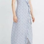 Madewell  | Ruffled Wrap Maxi Dress in Americana Floral Photo 0