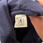 Sporty & Rich Navy SRHWC Zip Hoodie XS Navy Heavyweight Cotton Blue Photo 7
