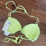 l*space L* Monaco Triangle Bikini Top in Citron Photo 1
