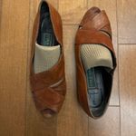 Cole Haan Vintage  Leather open toe slip on shoe sandal brown size 8 Photo 10