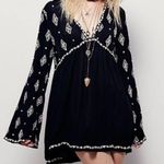 Free People  Diamond Embroidered Long Sleeve Top Photo 1