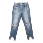 L'Agence High Line High-Rise Distressed Jeans Classic Braise Frayed Size 30 Photo 4