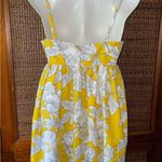 ZARA  Yellow and White Floral Dress Photo 6