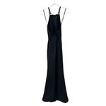 Mac Duggal  Black High Neck Gown Maxi Criss Cross Back Size 2 Photo 2