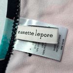 Nanette Lepore  Black Floral Swim Beach Cheeky Flirty Boho Bikini Bottom L Large Photo 5