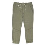 Pam & Gela  Lace-Up Hem Crop Utility Pants Soft Moss Size S MINT CONDITION $245 Photo 2