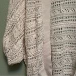 Faded Glory  Cream Open-Knit Cardigan Photo 2