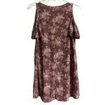 Tres Bien Cold shoulder dress with flowers. Size small. Photo 1
