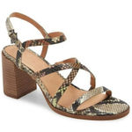 Madewell  Womens Size 8 Snake Heeled Sandal Shoes Photo 0