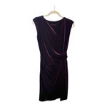 Jessica Howard  Velvet Cocktail Dress Purple Size 8 Elegant Formal Eveningwear Photo 1