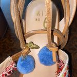 mix no. 6 Lex Embroidered Gladiator Boho Sandals Stacked Heel - size 10 Photo 8