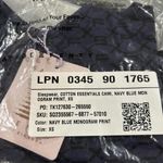 Savage X Fenty Cotton Essentials Cami. Navy Blue Monogram. XS Women’s NWT Photo 3