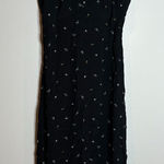 Gap Y2K 2000's  black floral midi dress Photo 0