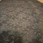 Eye Candy Black Lace Skirt Lined Party Cocktail Mini Skirt Size Medium Large Photo 2