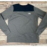 The North Face  Grey Fleece Lined Mid Layer Pullover Top sz LARGE Photo 0