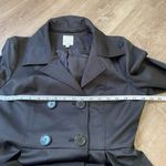 Halogen Black Belted Peacoat Jacket ~ Pockets, Button Closure ~ Women’s Size S Photo 11