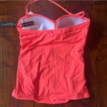 La Blanca Island Goddess Bandeau Tankini Top Swim Hot Coral Pink NWT Size 4 Photo 5