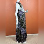Maeve  Anthropologie Maxi Dress Halter Paisley Patchwork Katrina S Large. E8 Photo 6