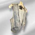 Vintage‎ Steel Jeans Denim Vest Blue Photo 3