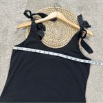 Old Navy  Women’s Tie-Strap Tank Top Bodysuit Ribbed Round Neck in Black XL Photo 10