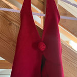 Cider Red Rose Halter Top Photo 0
