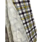 Pendleton  Plaid‎ Peacoat Women's Wool Blend Jacket Lined Yellow Burgundy Check Photo 9