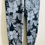 NSF Sayde Sweatpants Tropical Floral Print Black/Grey Women’s Petite P (XS) Black Photo 6