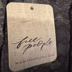 Free People Navy Blue Combo Shape Of You Lace Women’s Maxi Skirt Size Small Photo 6