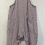 Free People  Movement Black & White Geometric Hot Shot Printed One Piece Sz M Photo 0