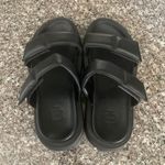 8 by YOOX LEATHER PLATFOM SANDALS size 6 Photo 4