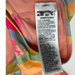 Billabong High Neck Floral Print Bikini Top Size XL Photo 5