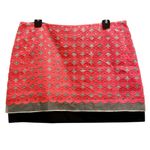 Diane Von Furstenberg Diane Von‎ Furstenberg - Neon Pink Circle Pattern Mini Skirt Size 10 Photo 1