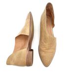 Free People  Royale Cutout Flat Size 39.5 /9 Tan Leather Pointed Toe Boho Western Photo 2