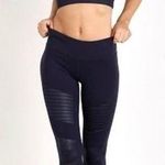 Alo Yoga Moto Leggings in Rich Navy Size S Photo 0