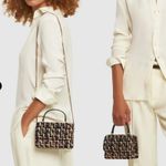 Tory Burch  New Mini Kira Tweed Top Handle Chain Wallet Crossbody Photo 1