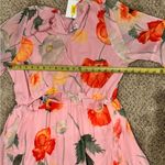 Gibson Latimer XL Feminine Romantic Ruffle Floral Frenzy Dress Sheer Whimsy Photo 10