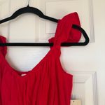 Universal Threads NWT Universal Thread Flutter Cap Sleeve Maxi A-Line Dress Red Size XS Photo 5