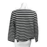 J.Crew Black & White Striped Long Sleeve Classic Fit T Shirt Tee Top Size L Size L Photo 1