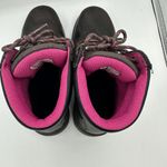 Women's Brahma Steel Toe Brown Leather Work Boots 8 Photo 4