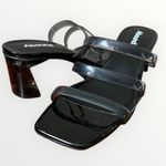 Abound Nordstrom  Ethan Strappy Slide Sandal in Black Smoke Size 6.5 Photo 0