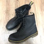 Dr. Martens  Soft Leather Lace Up Combat Boots Size 6 Photo 4