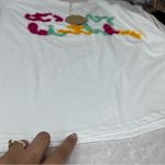 BiBi women’s L White 'It's My Birthday' Tee FLAWED t Photo 12