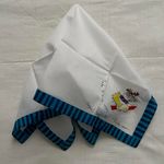 White and blue striped boarder print bandana 0316 Photo 0
