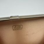 Vintage JR Made in USA Beaded Clutch Purse Evening Bag Elegant Party Tan Photo 4